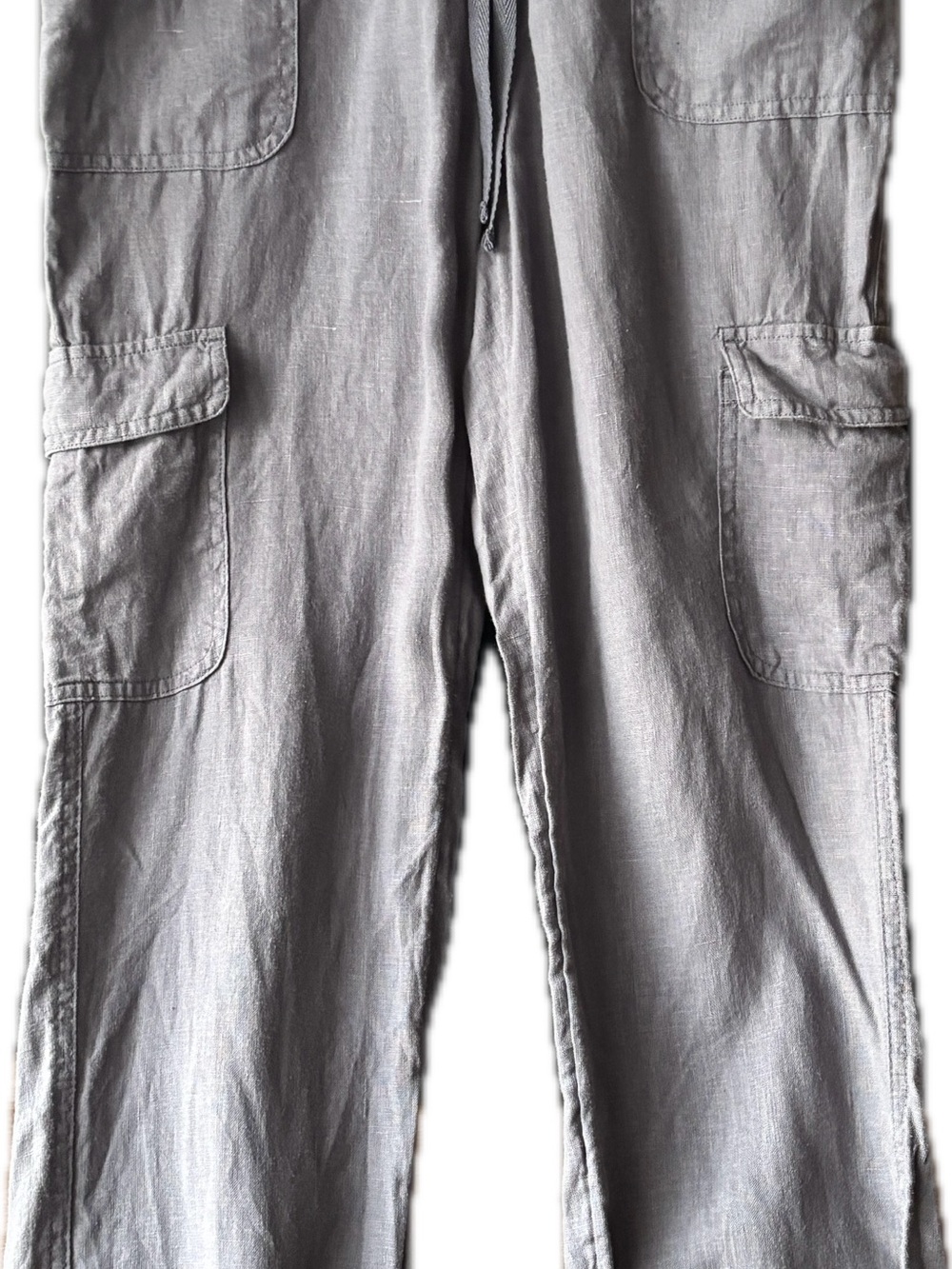Cynthia Rowley Grey Cropped Cargo Pants